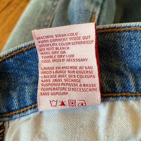 REVICE Distressed Denim Straight Leg Jeans Size 27 - Picture 11 of 12